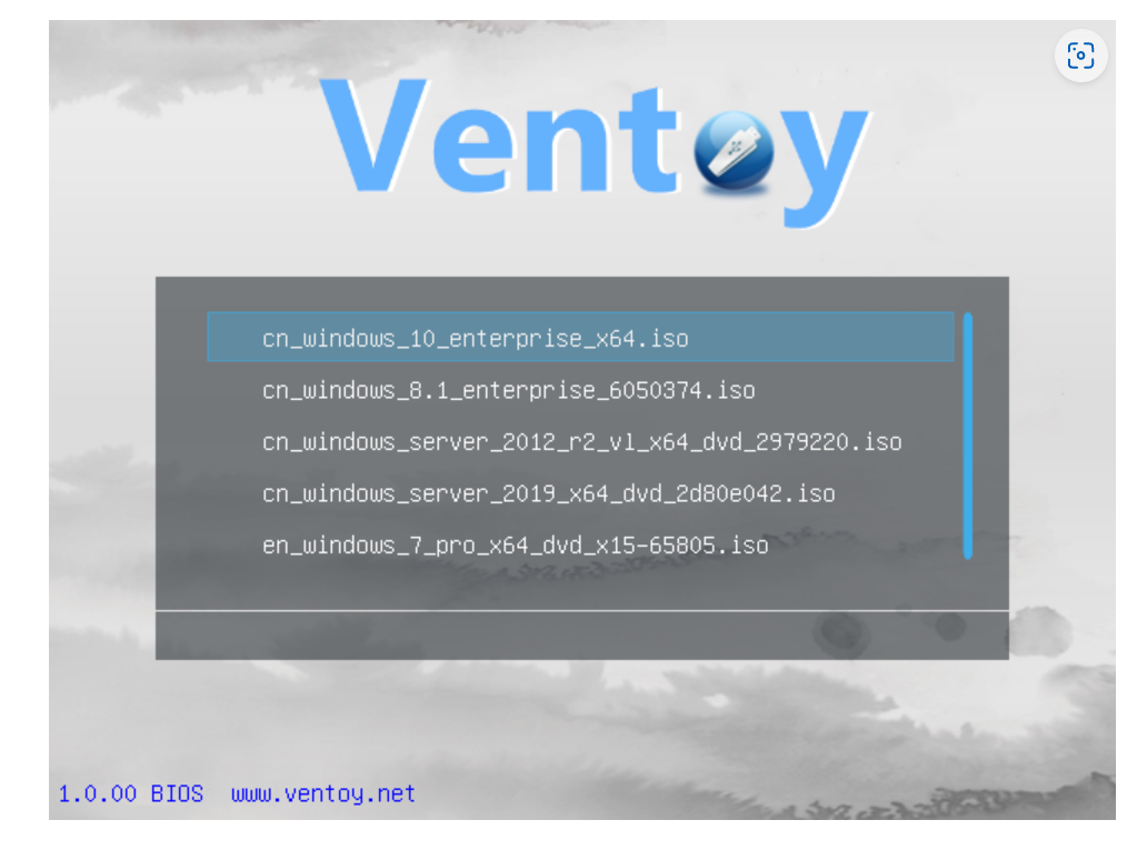 新一代多系统启动U盘解决方案 Ventoy