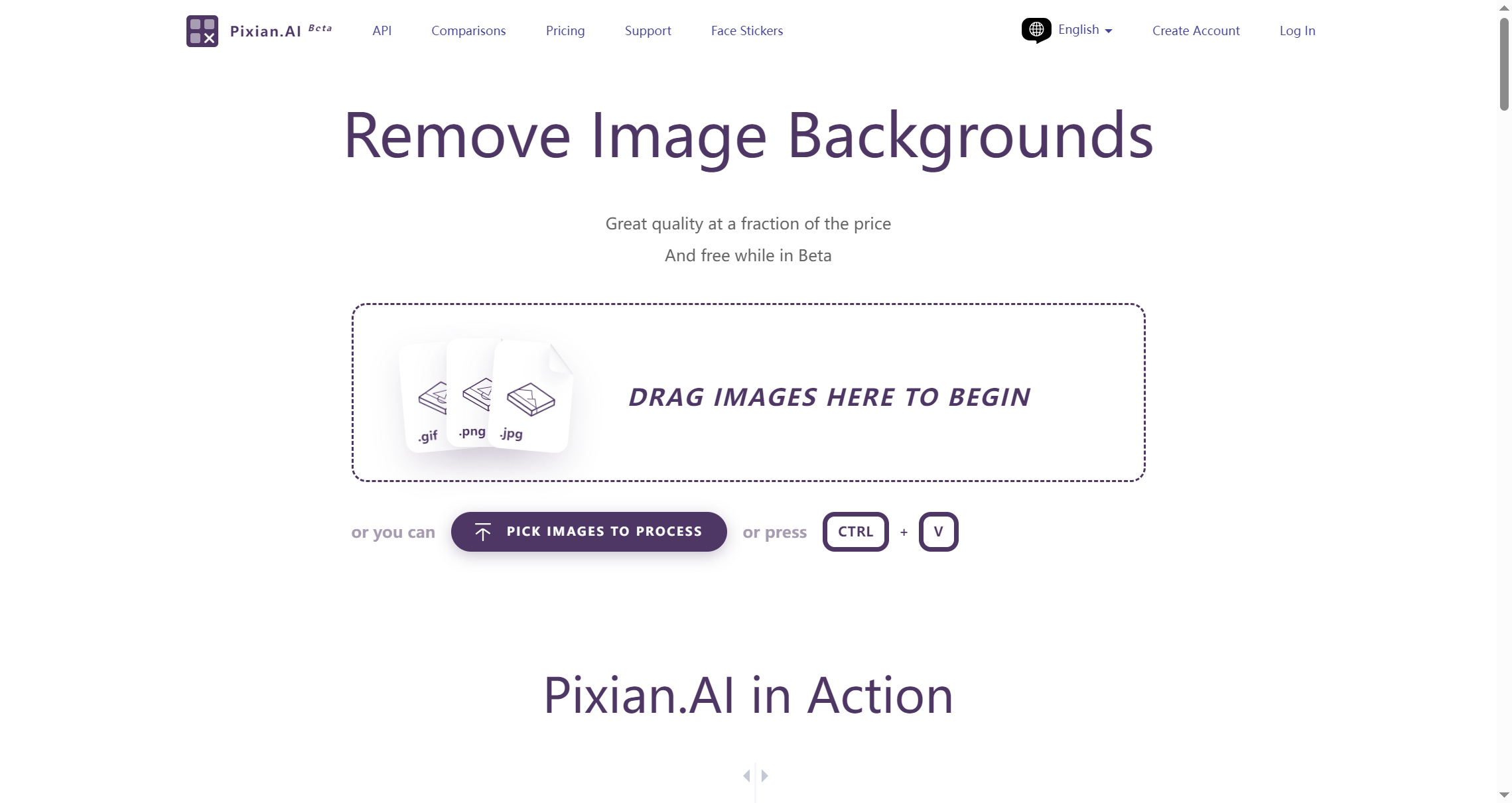 Pixian：免费的移除背景图片的工具